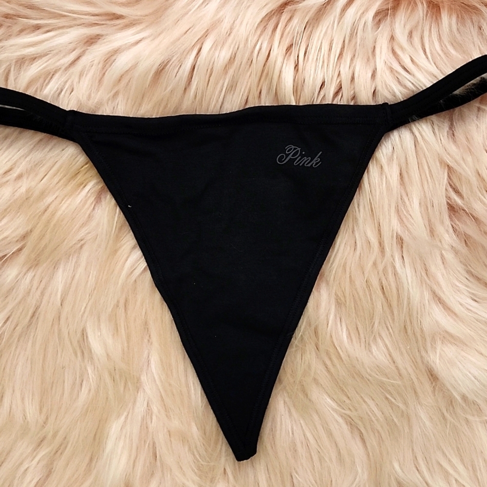 Brand New PINK Victoria's Secret LOGO V-STRING-M